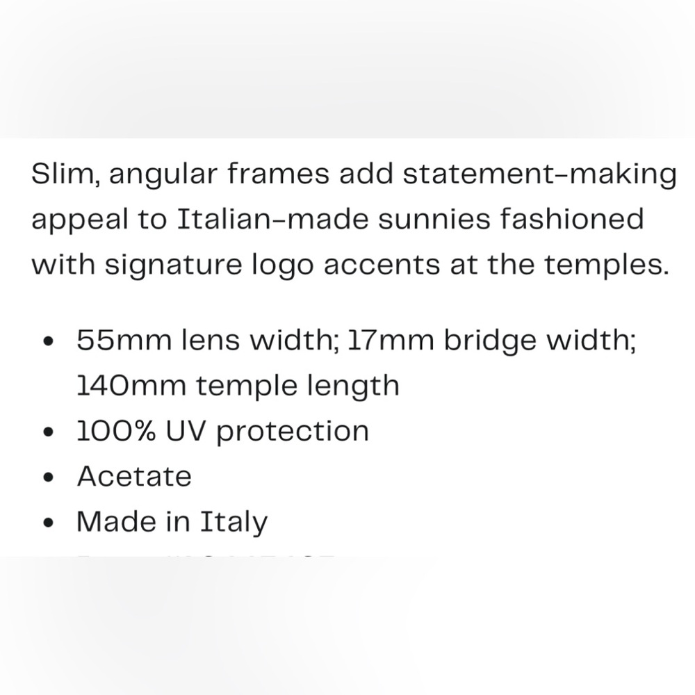 LOEWE Oversized Ivory White Fantasy Slim Sunglasses made in Italy NEW - Picture 5 of 5